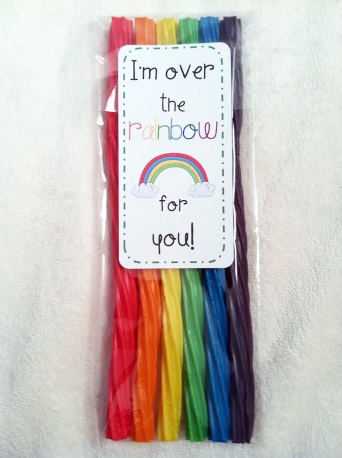 3 Adorable and Free St. Patrick's Day Tags Printables - licorice in a rainbow
