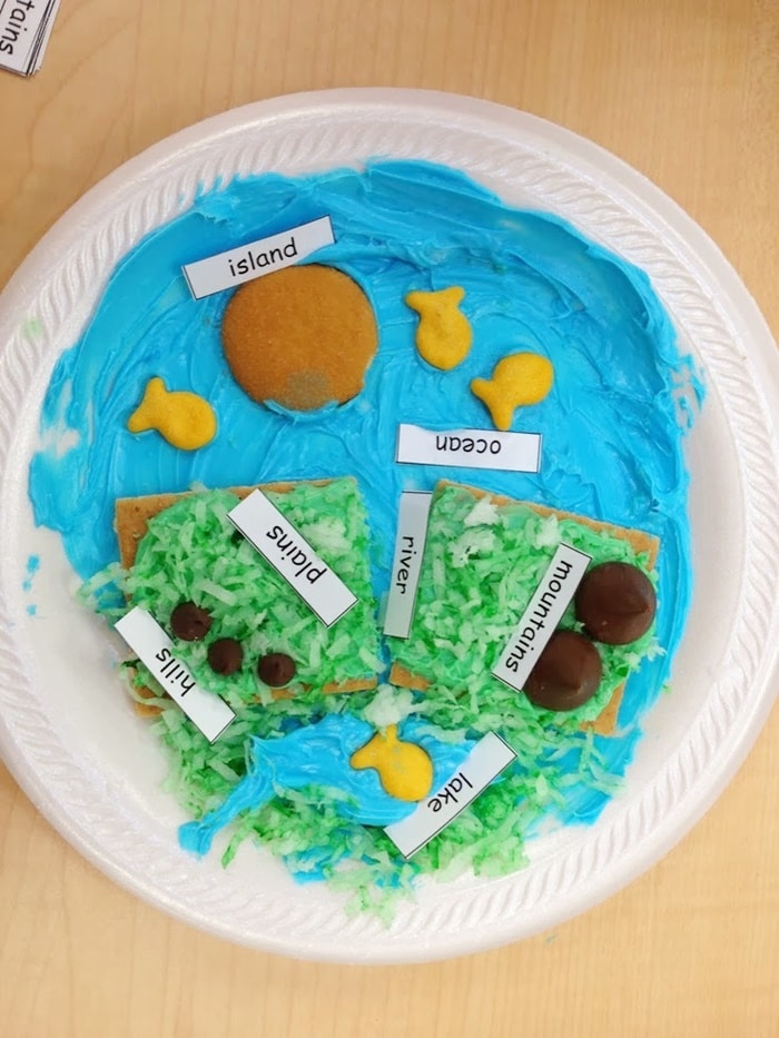 21 Landforms for Kids Activities and Lesson Plans -Edible Landforms - Teach Junkie